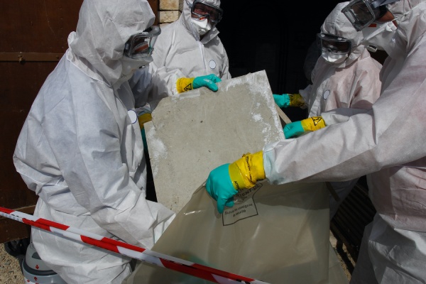 working with asbestos