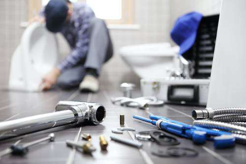 plumber working