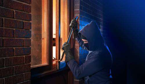 breaking into house