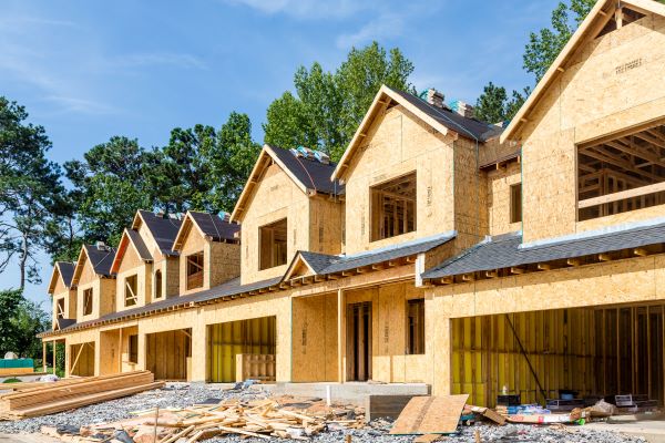 New homes being built