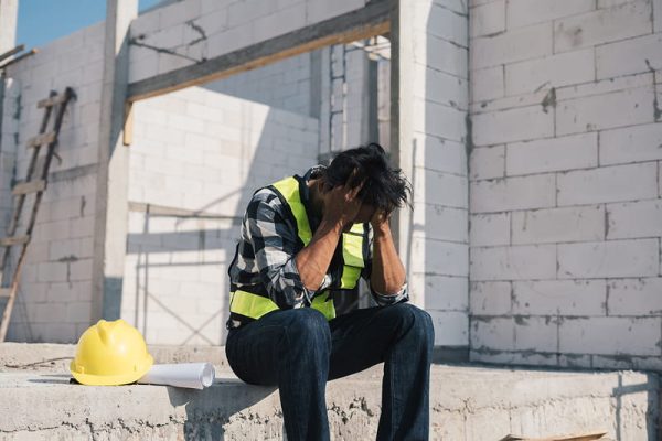 Stressed employee